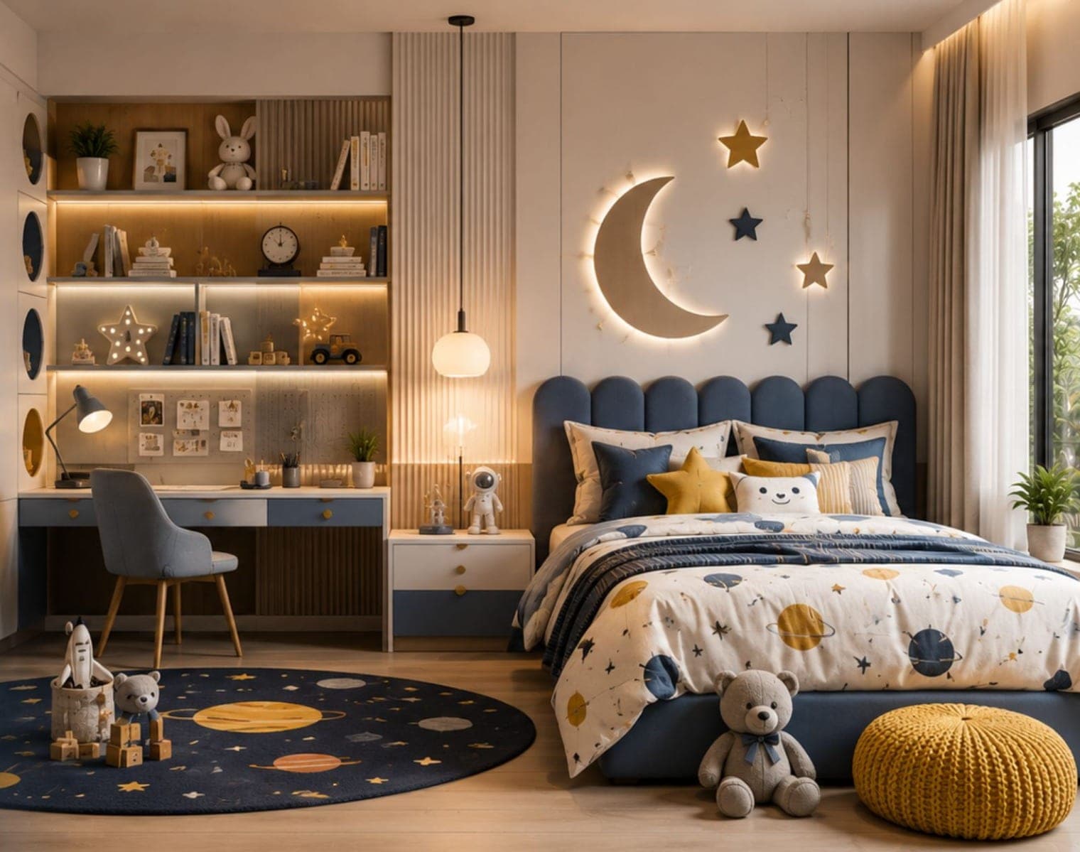 Designing a kid's room they won't outgrow in two years