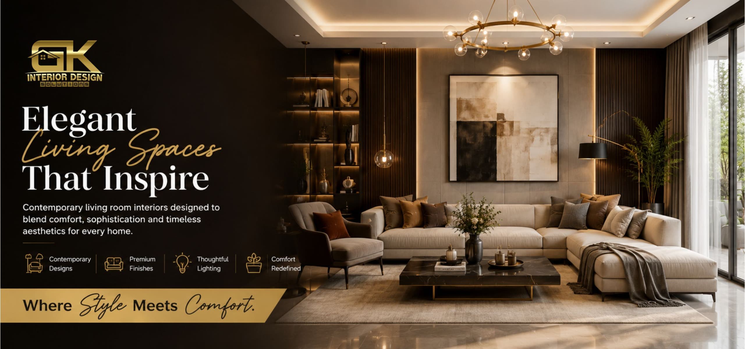 Elegant living spaces that inspire — contemporary living room interiors designed to blend comfort, sophistication and timeless aesthetics for every home.